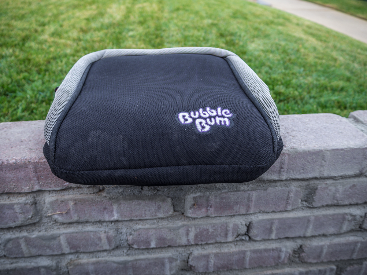 Black BubbleBum Inflatable Backless Booster Car Seat 